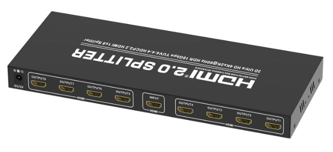 8ktimes Pro Splitter SP1084 4K60 1 HDMI Input to 8 HDMI Output